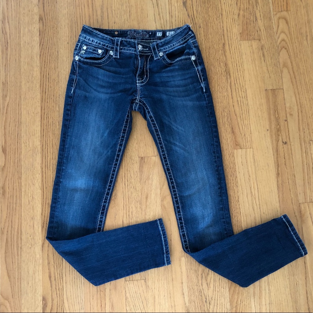 👑 Miss Me Signature Rise Skinny Jeans Size 27 👑
